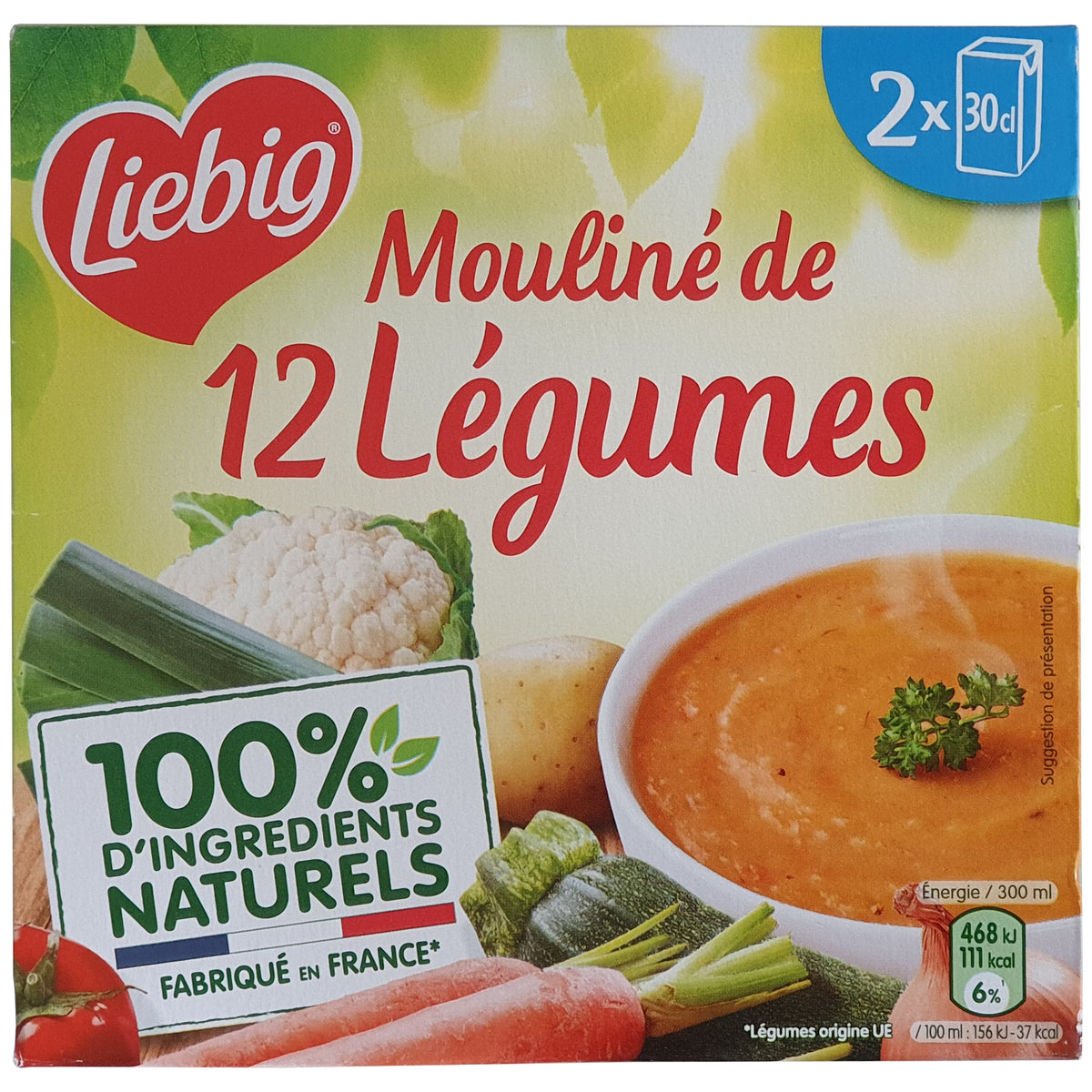 Liebig Gemüsesuppe mit 12 Gemüsesorten 2x300ml Packung