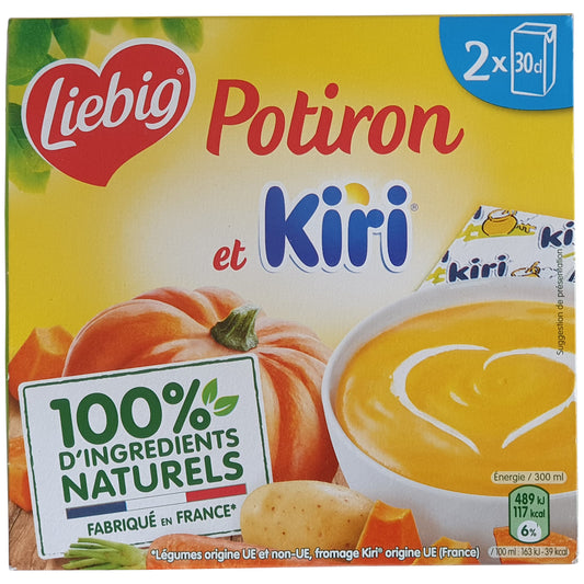 Liebig Kürbissuppe mit Schmelzkäse 2x300ml Packung