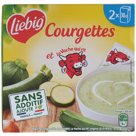Liebig Zucchinisuppe mit Schmelzkäse 2x300ml Packung