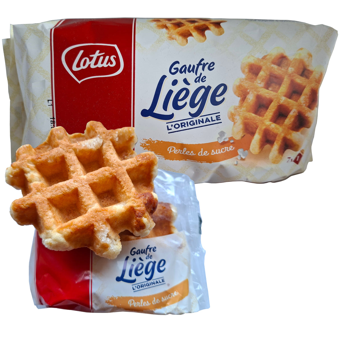 Lotus Lütticher Waffeln mit Hagelzucker 7x45g