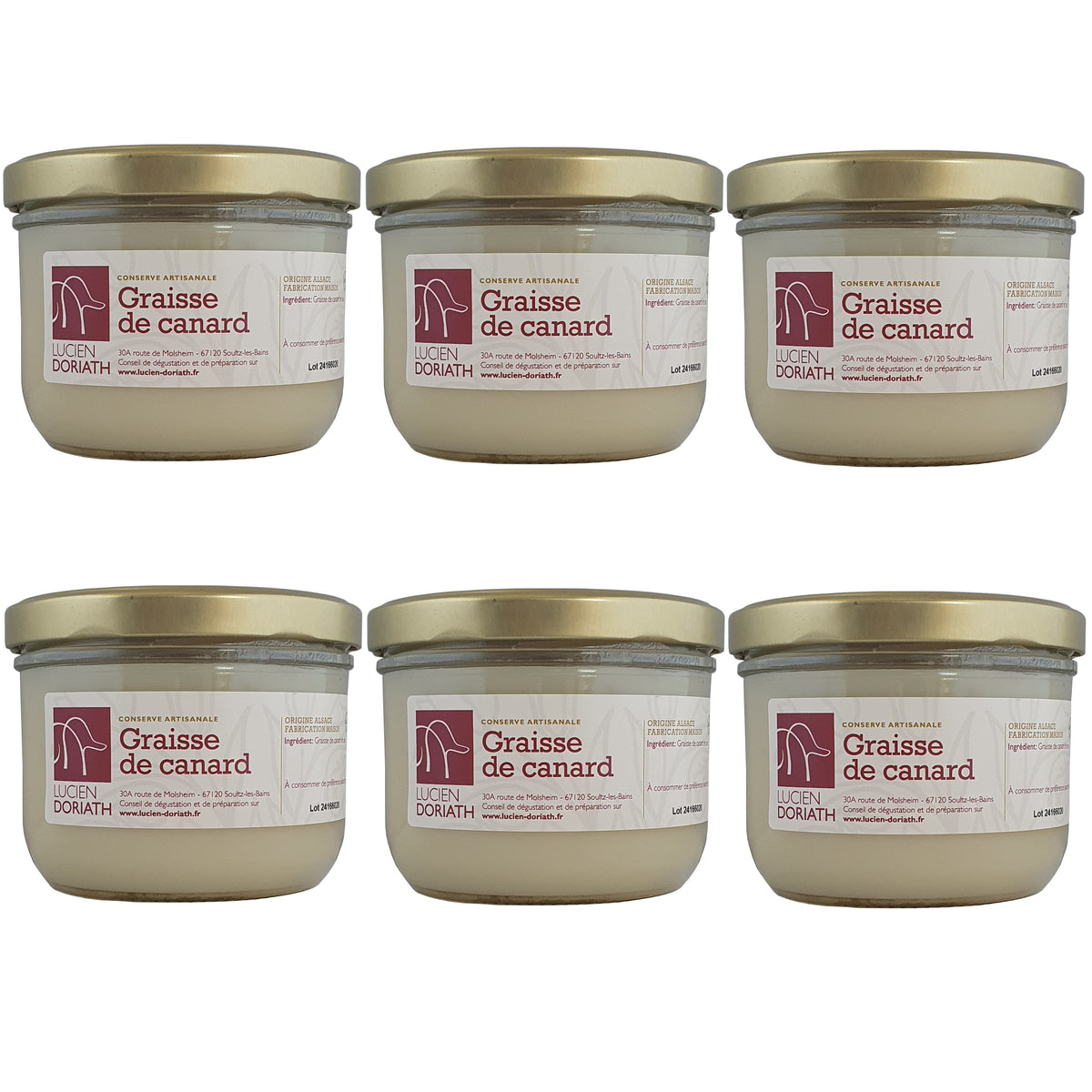 Lucien Doriath Entenfett 6x300g Glas