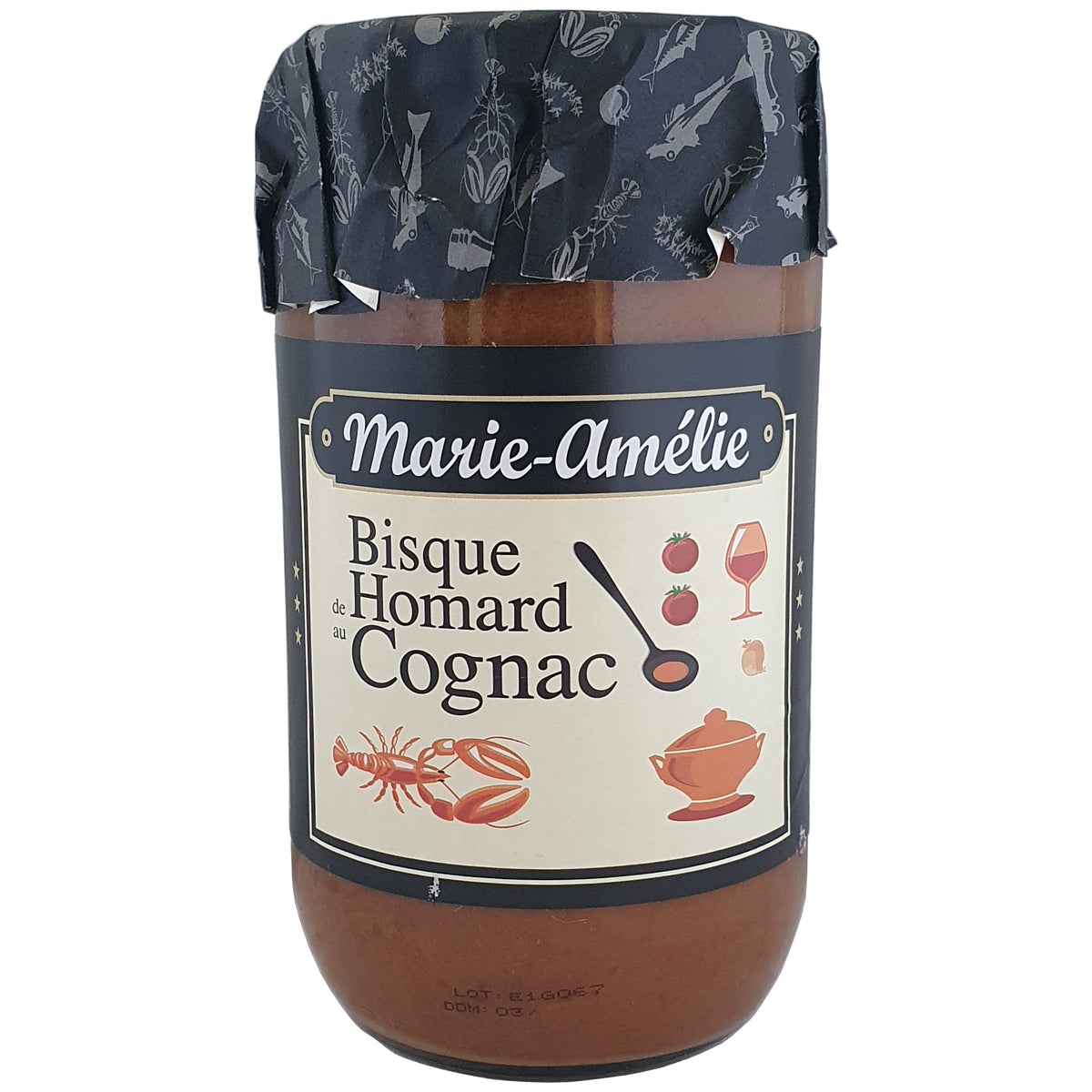 Marie-Amélie Hummersuppe mit Cognac 780g Glas