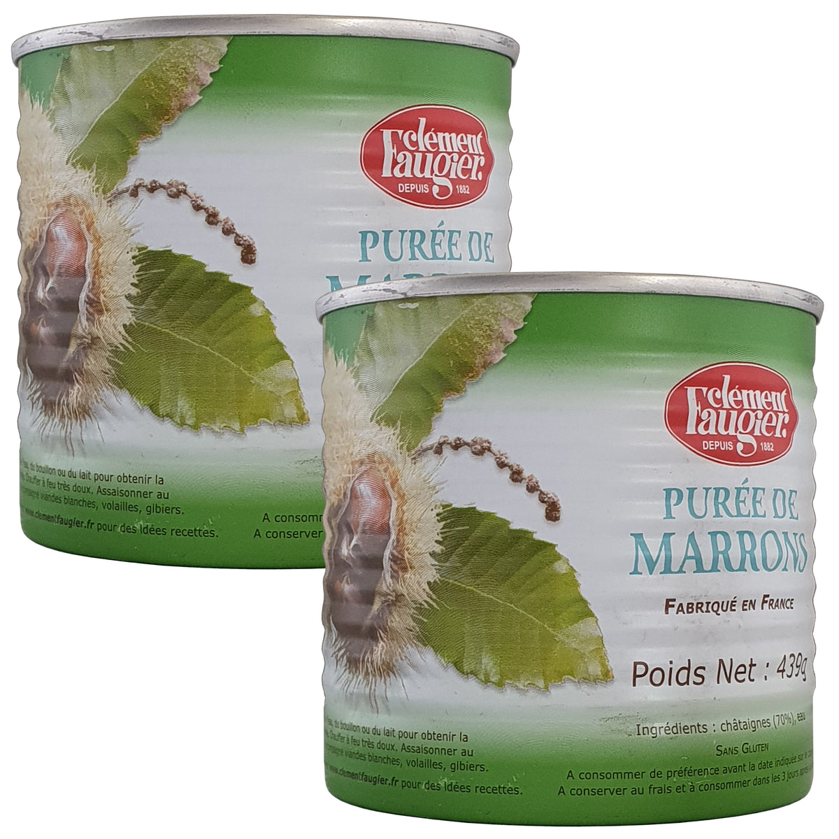 Clément Faugier Maronen-Püree 2x 439g Dose