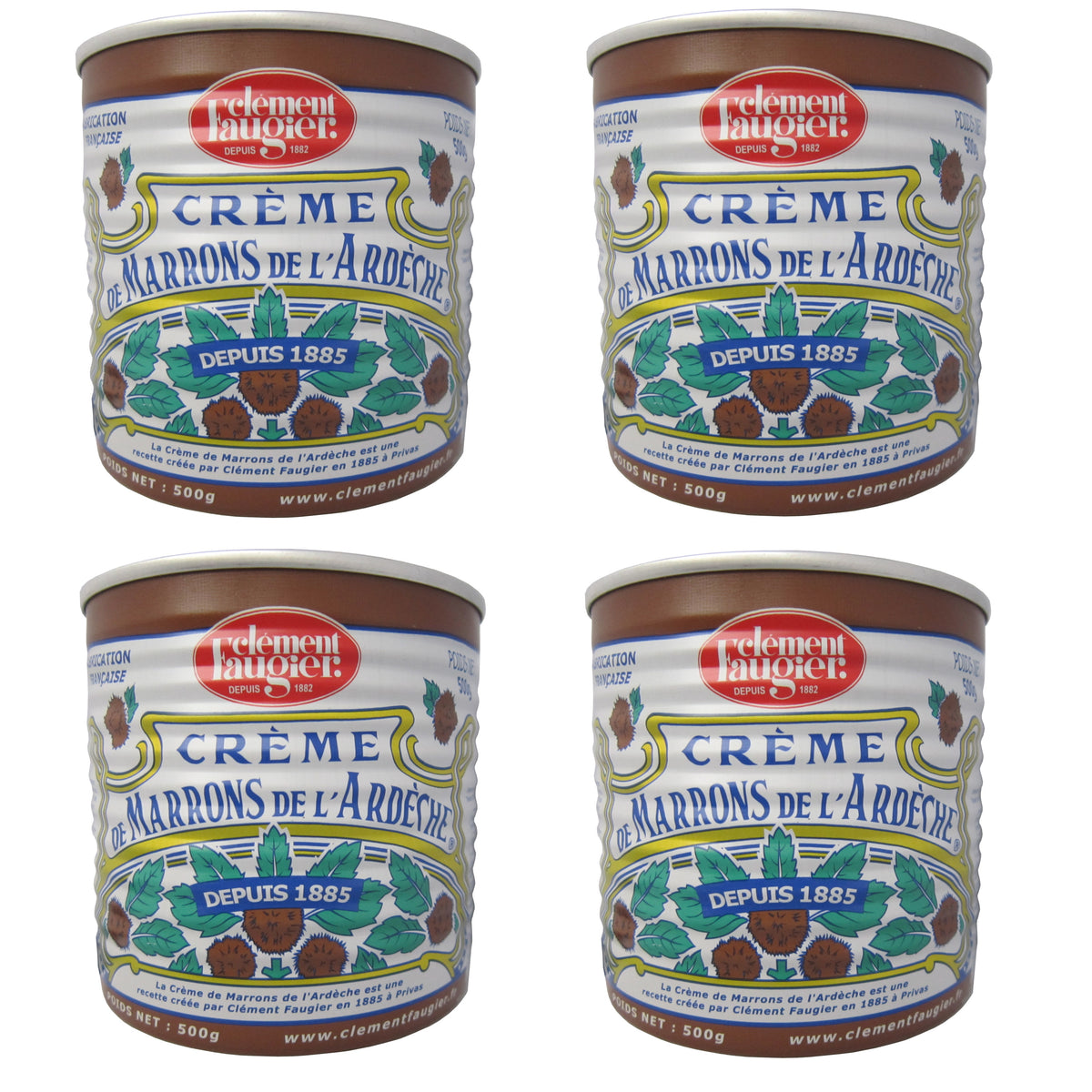 Clément Faugier Maronencreme 4x500g Dose