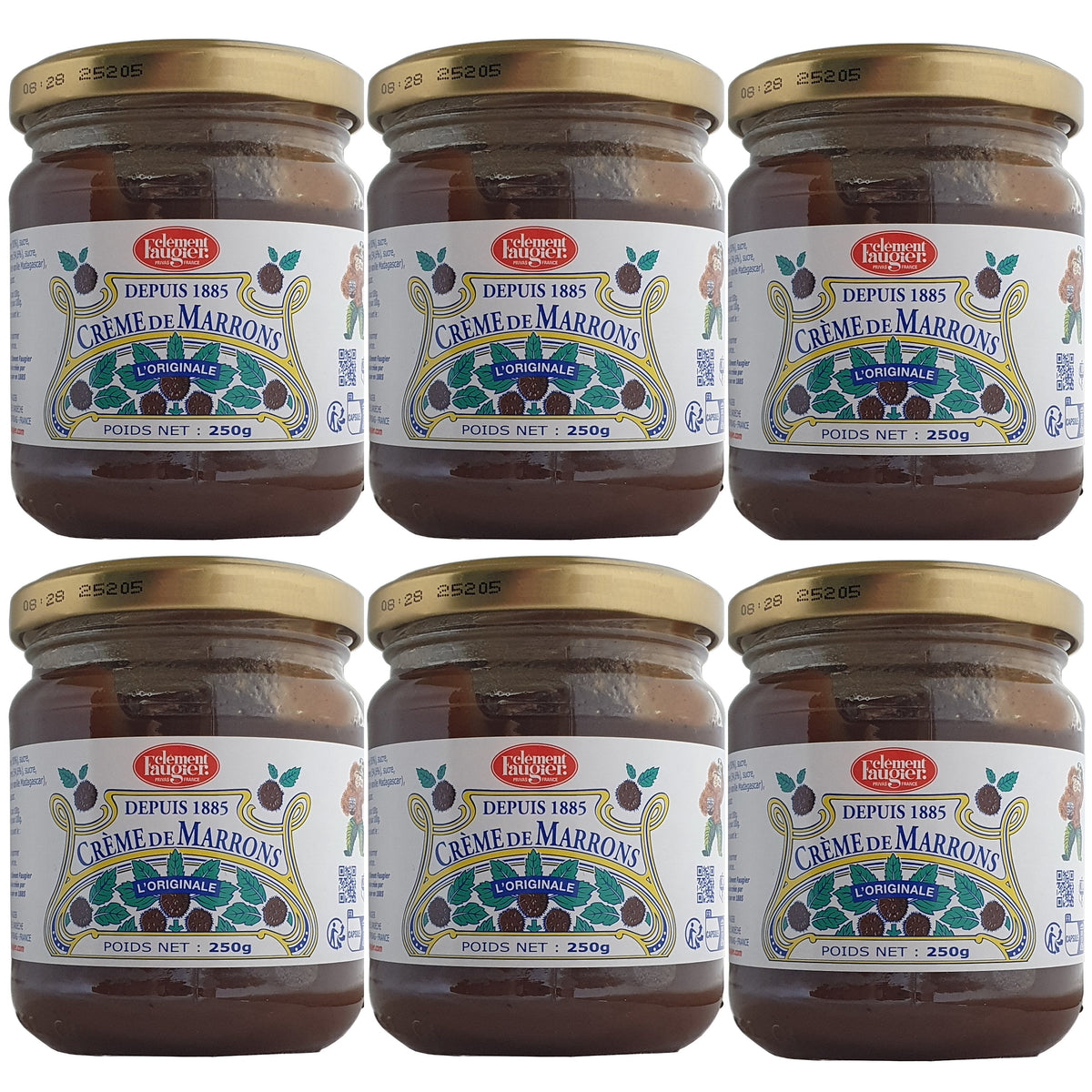 Clément Faugier Maronencreme 6x250g Glas