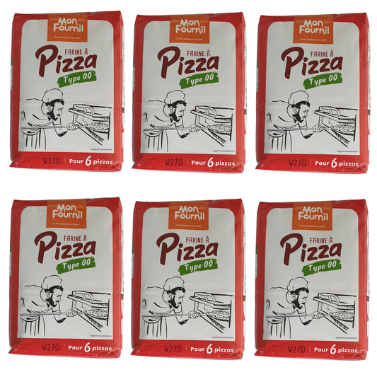 6x1kg Mon Fournil Pizzamehl Type 00