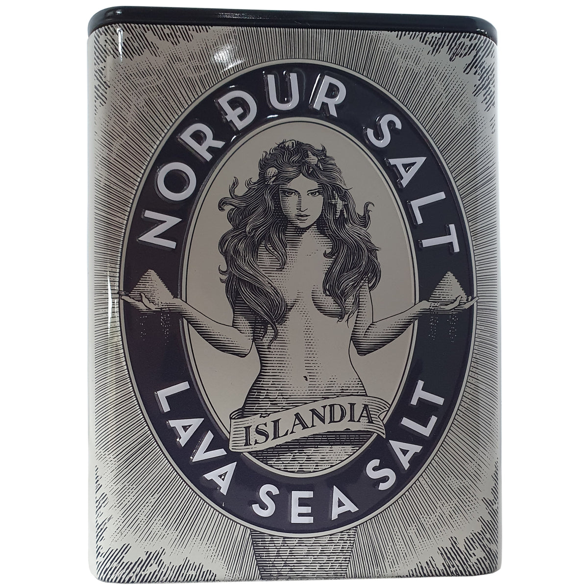 NORÐUR schwarze Meersalzflocken 100g Dose