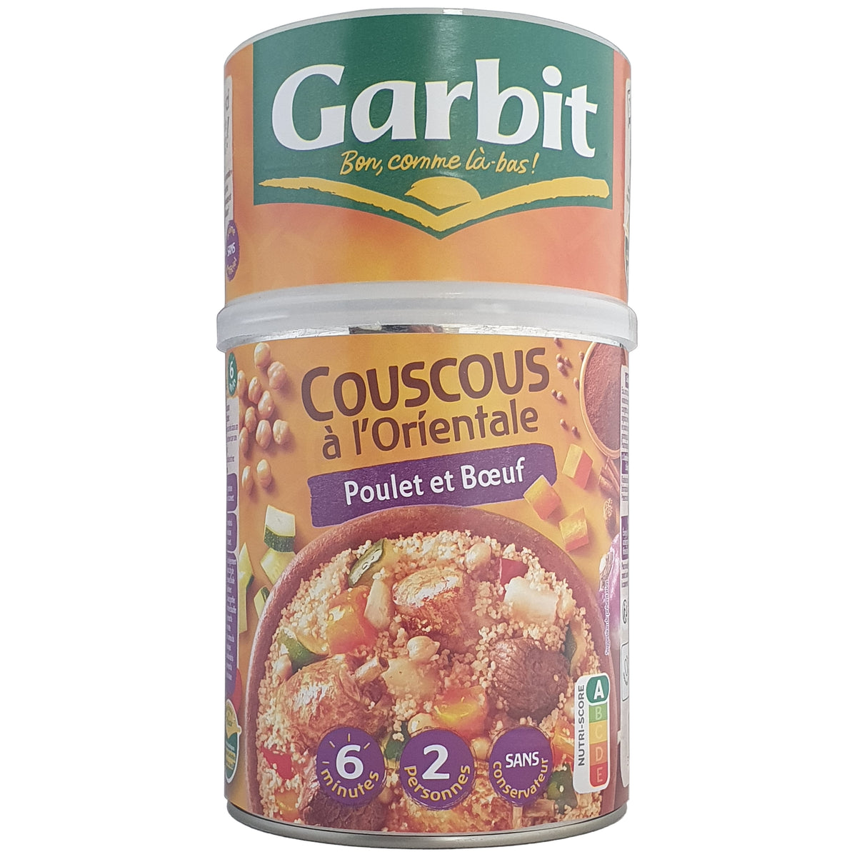 Garbit Orientalischer Couscous mit Huhn und Rind 2 Portionen