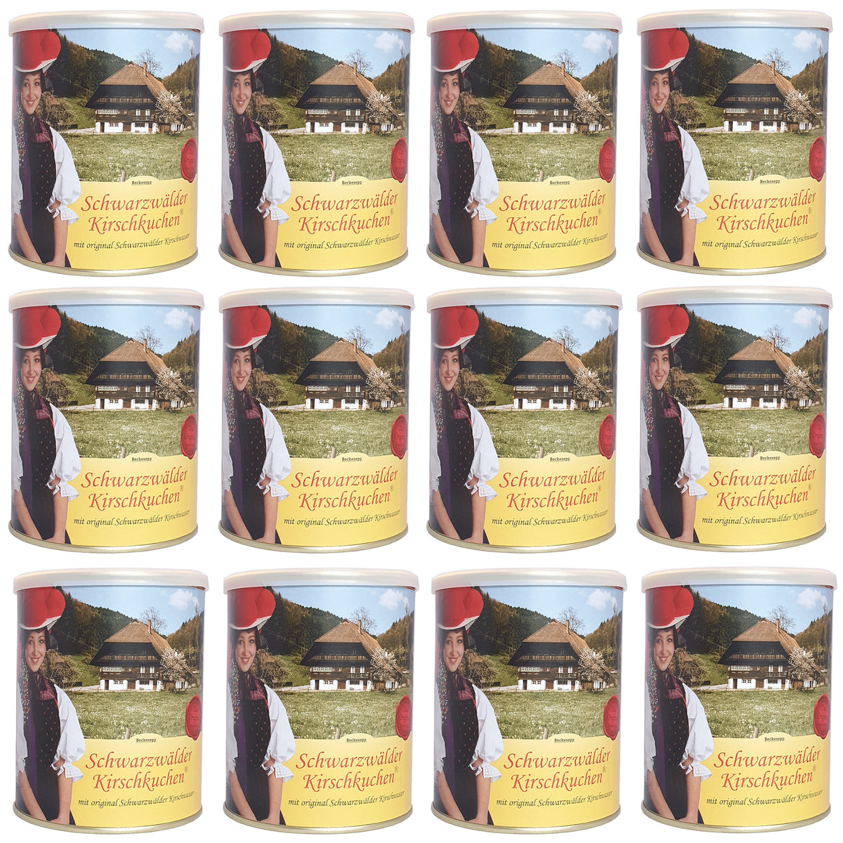 Schwarzwälder Kirschkuchen in der Dose 12x380g