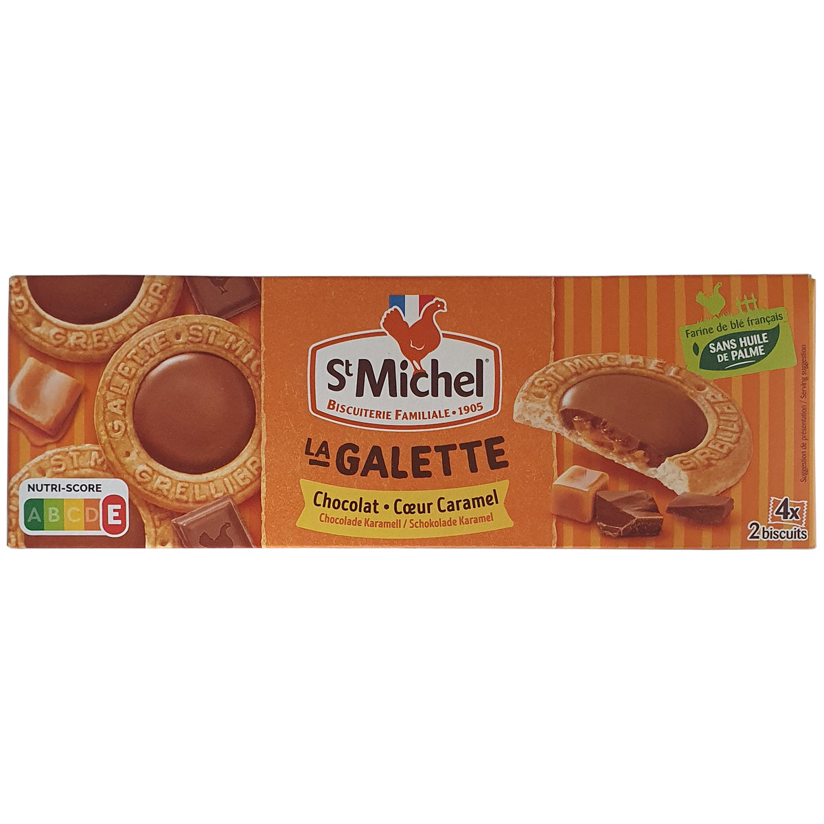 St Michel Galettes mit Karamell und Milchschokolade