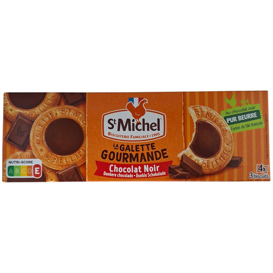 St Michel Galettes mit Zartbitterschokolade