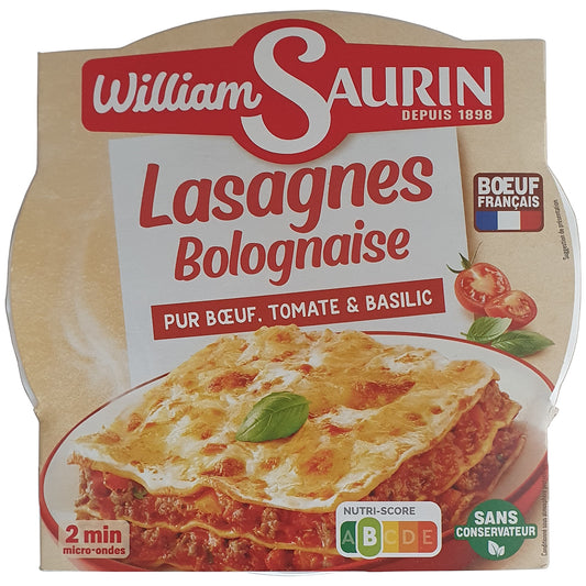 William Saurin Mikrowellengericht Lasagne Bolognese 300g Schale